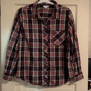 Plaid Flannel Top